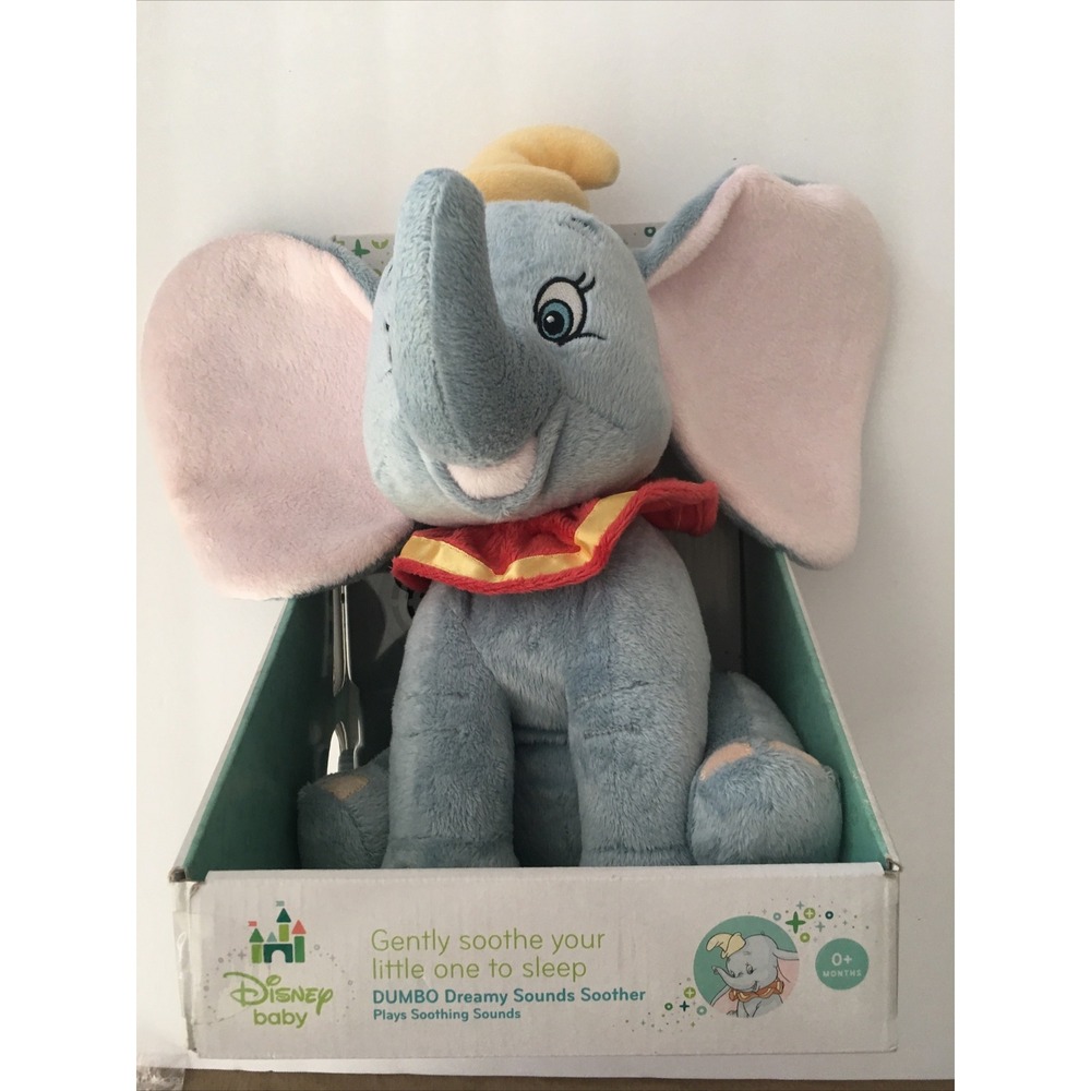 New Dumbo Disney Baby Cloud B Dreamy Sounds Soother Plush Music  White Noise